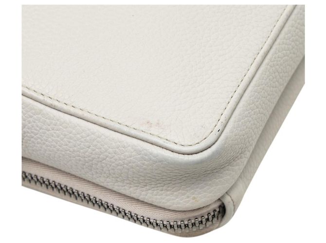 Borsa a tracolla Christian Dior in pelle avorio Crudo - vista 7