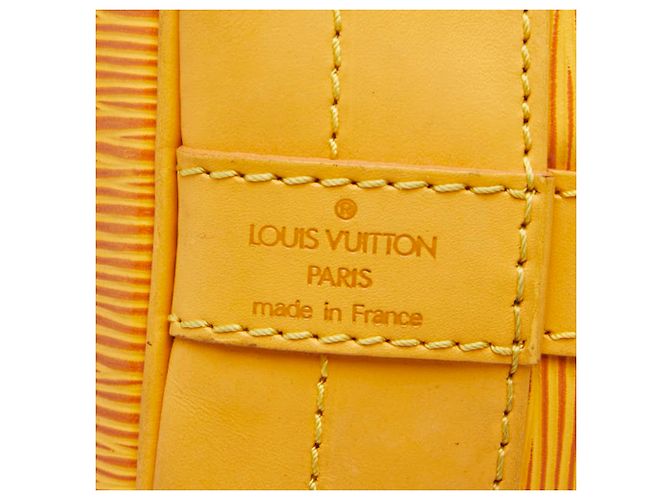 Borsa Louis Vuitton Epi Noe a tracolla Giallo - vista 10