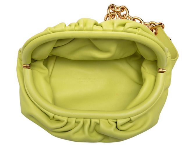 Borsa a tracolla Chain Pouch Bottega Veneta Giallo - vista 4