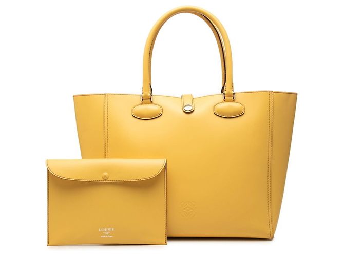 Loewe Anagram Tote Bag Lila Gelb - Ansicht 7