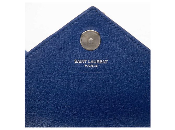 Autre Marque Borsa a mano Saint Laurent YSL Logo College Mini Blu - vista 5