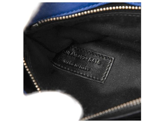 Autre Marque Borsa a mano Saint Laurent YSL Logo College Mini Blu - vista 6