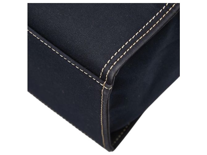 Fendi FF Logo Schnalle Tote Bag Marineblau - Ansicht 4