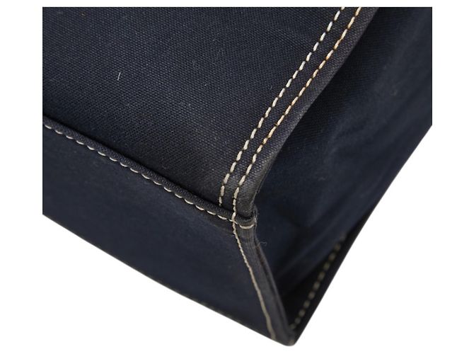Fendi FF Logo Schnalle Tote Bag Marineblau - Ansicht 6