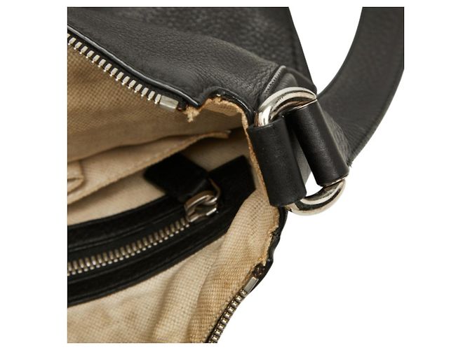 Gucci Interlocking G Crossbody Shoulder Bag Schwarz - Ansicht 9