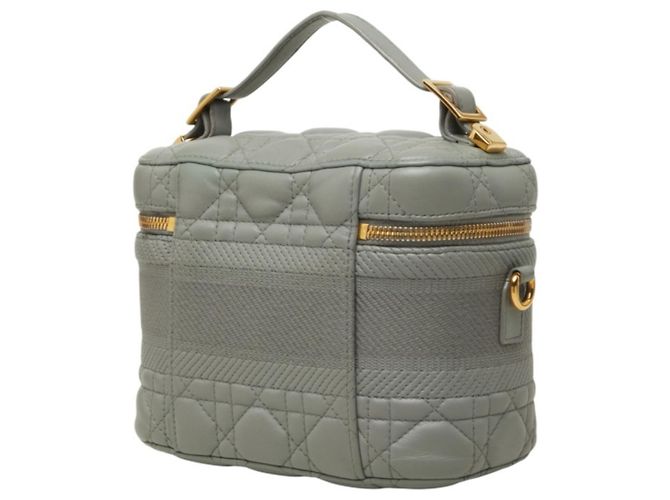 Christian Dior Dior Cannage Travel Small Vanity Bag Marrone - vista 2