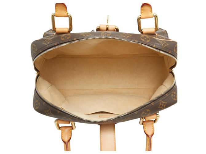 Bolso Louis Vuitton Monogram Manhattan GM Castaño - vista 9