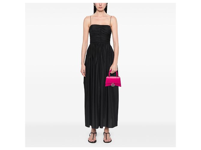 Borsa Hourglass Top Handle XS in vitello rosa Balenciaga - vista 6