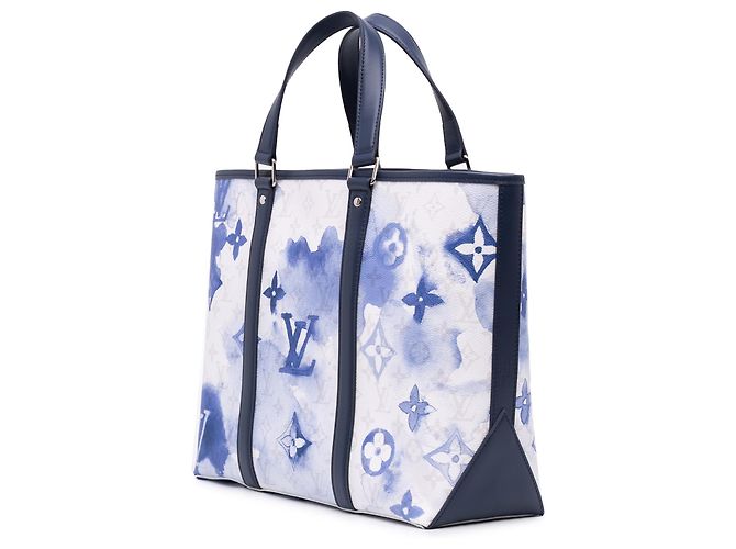 Louis Vuitton Blue Monogram Watercolor Weekend Tote PM Blau - Ansicht 2