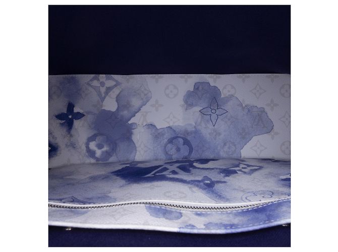 Louis Vuitton Blue Monogram Watercolor Weekend Tote PM Blau - Ansicht 4