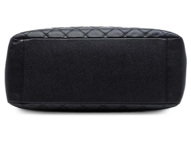 Borsa Grand Shopping Chanel Black Caviar Nero - vista 3
