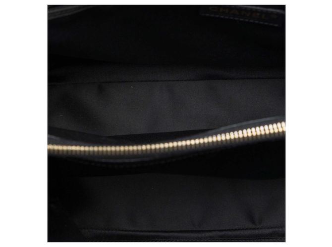 Borsa Grand Shopping Chanel Black Caviar Nero - vista 4
