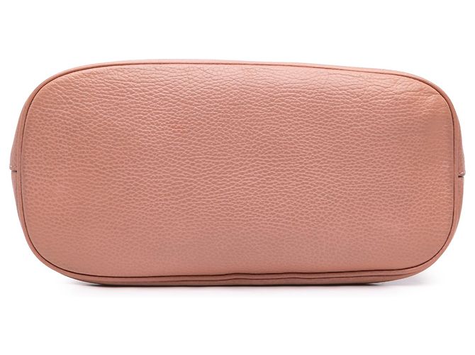 Gucci Pink Small Dollar Calfskin GG Charm Dome Satchel Handtasche - Ansicht 3