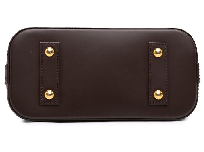 Louis Vuitton Brown Damier Ebene Alma BB Marrom - vista 3