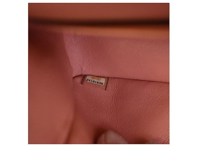 Chanel Pink Medium Classic Lambskin Double Flap Rose - vue 4