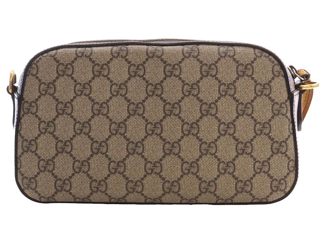 Gucci Beige GG Supreme Web Neo Vintage Crossbody - vista 2