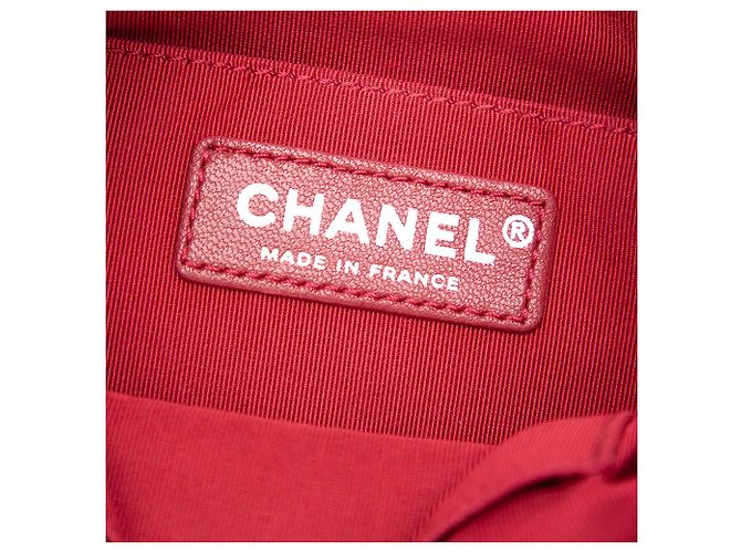 Chanel Gabrielle Bucket Bag Small aus gestepptem Kalbsleder bicolor weiß - Ansicht 5