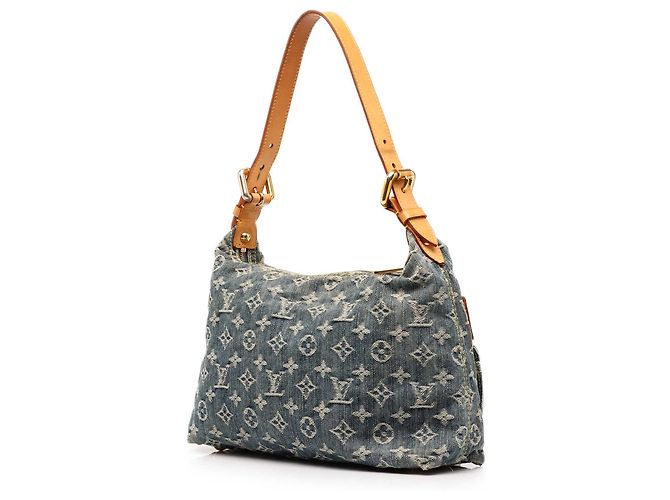 Louis Vuitton Blue Monogram Denim Baggy PM - vista 2