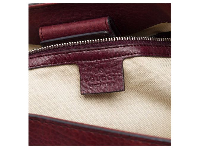 Gucci Beige Medium GG Canvas New Bamboo Tassel Tote - Ansicht 5