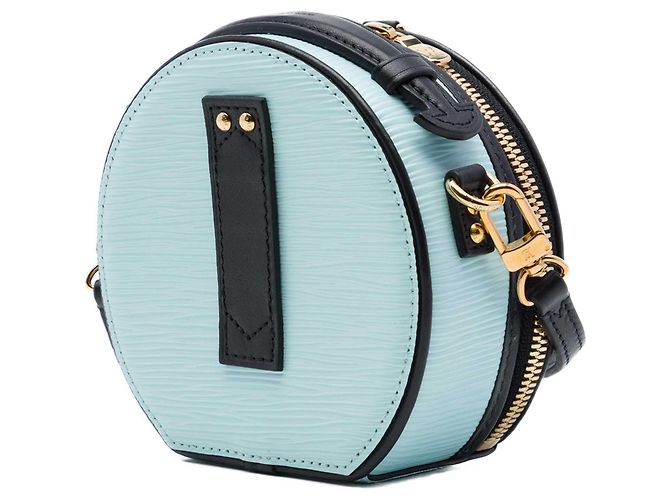 Louis Vuitton Mini Boite Chapeau in pelle Epi blu Blu chiaro - vista 2