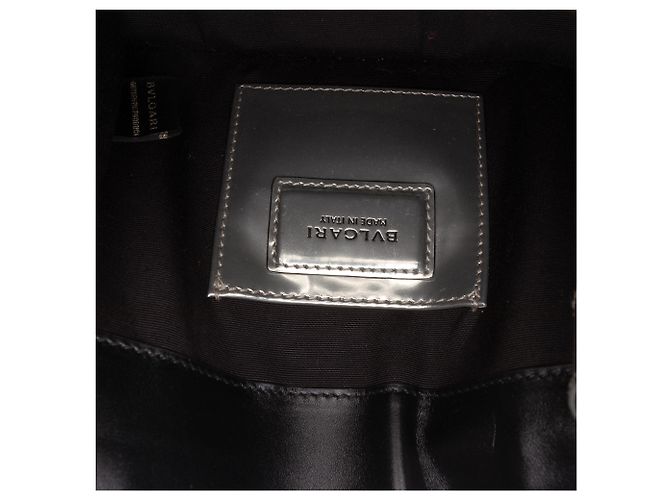 Bulgari Bvlgari Silver Small Patent Serpenti Forever Crossbody Argento - vista 5