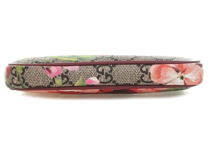 Gucci Mini Pochette com Corrente GG Supreme Blooms Bege - vista 3