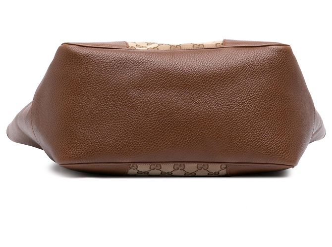 Borsa tote con zip Gucci Bree in tela GG beige - vista 3