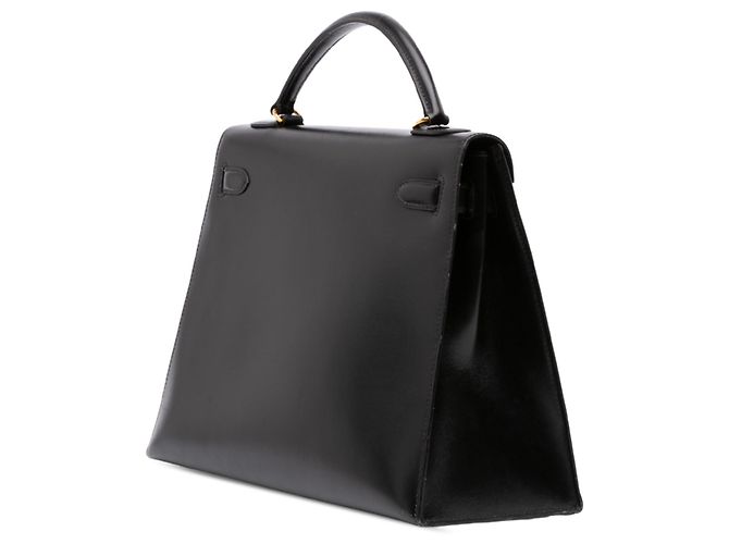 Hermès Black Box Calf Kelly Sellier 32 Schwarz - Ansicht 2