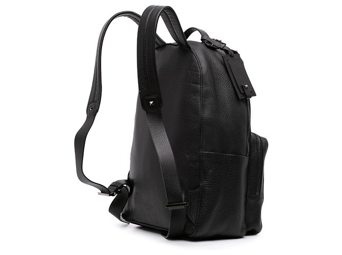 Zaino Valentino Rockstud in pelle di vitello grana grossa nera Nero - vista 2