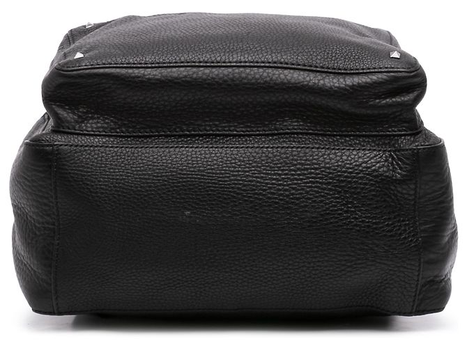 Zaino Valentino Rockstud in pelle di vitello grana grossa nera Nero - vista 3