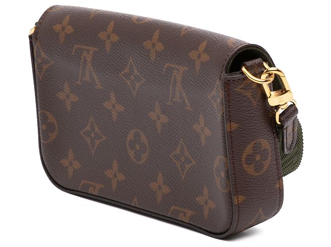 Pochette Félicie Louis Vuitton Brown Monogram Felicie Strap And Go Marrone - vista 2
