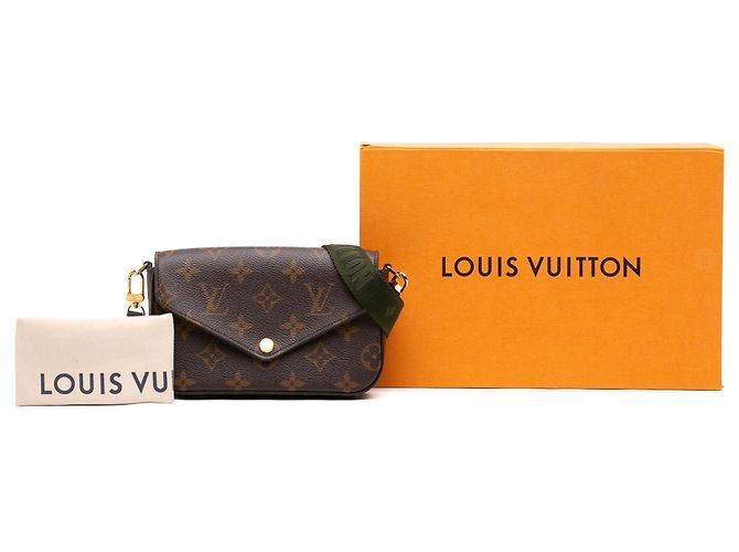 Pochette Félicie Louis Vuitton Brown Monogram Felicie Strap And Go Marrone - vista 7