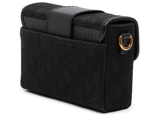 Autre Marque Borsa 30 Montaigne Dior in tela Oblique nera Nero - vista 2