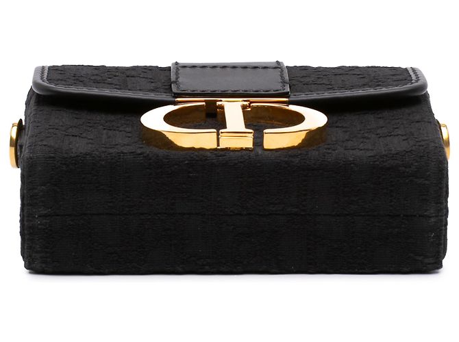 Autre Marque Borsa 30 Montaigne Dior in tela Oblique nera Nero - vista 3