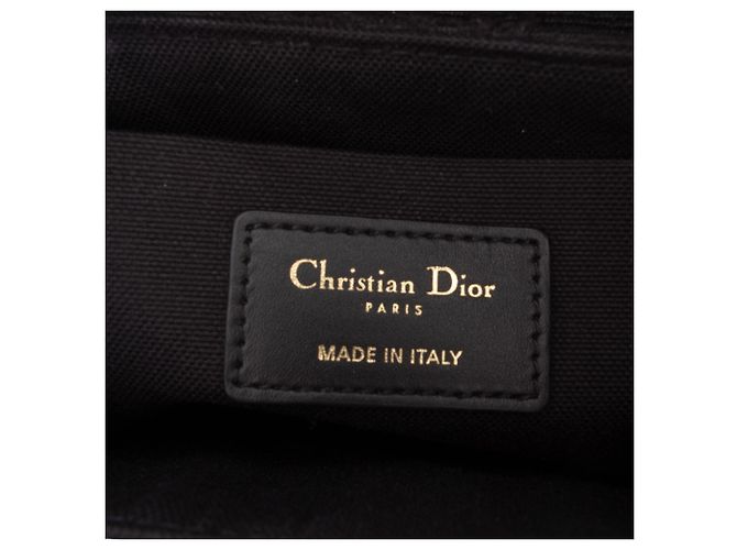 Autre Marque Borsa 30 Montaigne Dior in tela Oblique nera Nero - vista 5