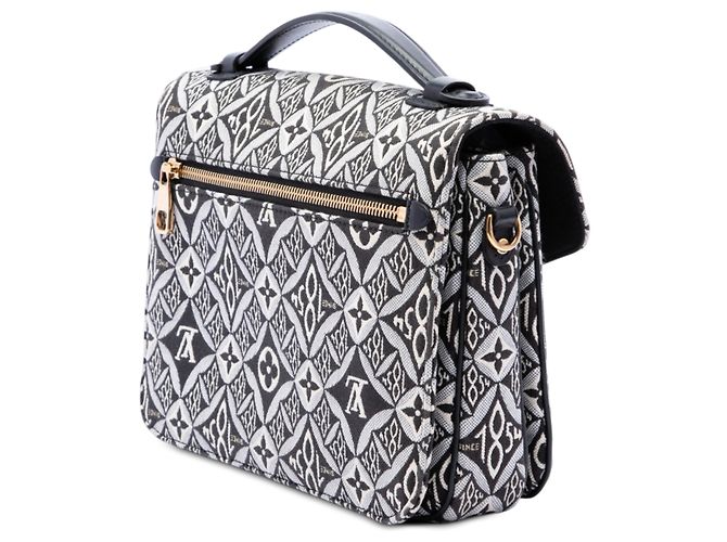 Louis Vuitton Black Monogram Jacquard Since 1854 Pochette Metis Negro - vista 2