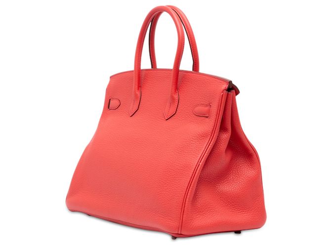 Hermès Red Clemence Birkin Retourne 35 Roja - vista 2