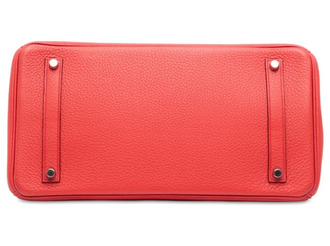 Hermès Red Clemence Birkin Retourne 35 Roja - vista 3