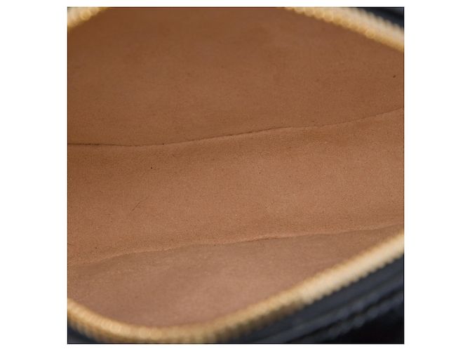 Gucci Mini Borsa a Tracolla Rotonda Ophidia in Suede Nero con Web - vista 4
