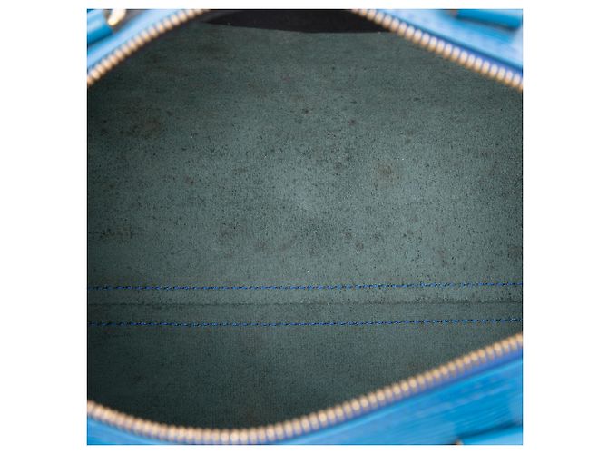 Louis Vuitton Blue Epi Speedy 35 Azul - vista 4