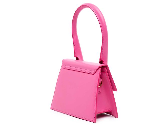 Jacquemus Le Chiquito Moyen in pelle rosa - vista 2