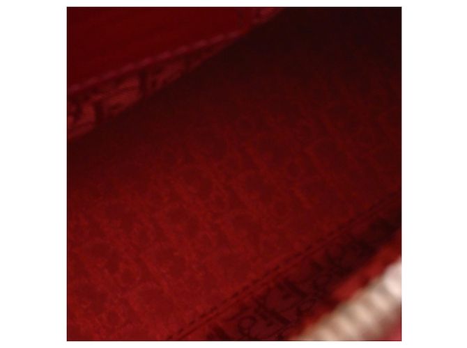 Autre Marque Dior Red Medium Patent Cannage Lady Dior Rosso Bordò - vista 5