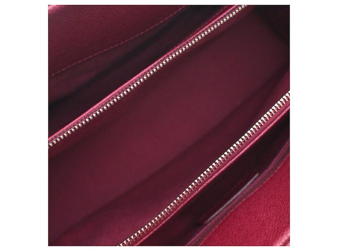 Chanel Red CC Quilted Caviar Soft Tote Rot Bordeaux - Ansicht 4