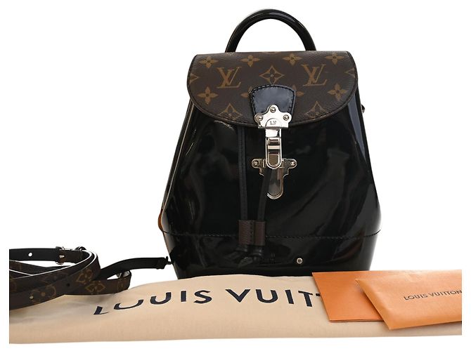Louis Vuitton Black Monogram Vernis Hot Springs Preto - vista 12