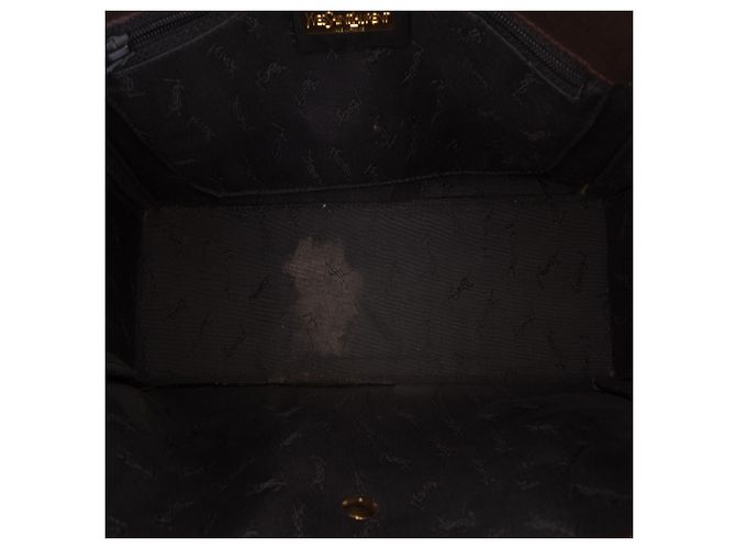 Autre Marque Borsa a tracolla Saint Laurent in pelle marrone Marrone scuro - vista 4