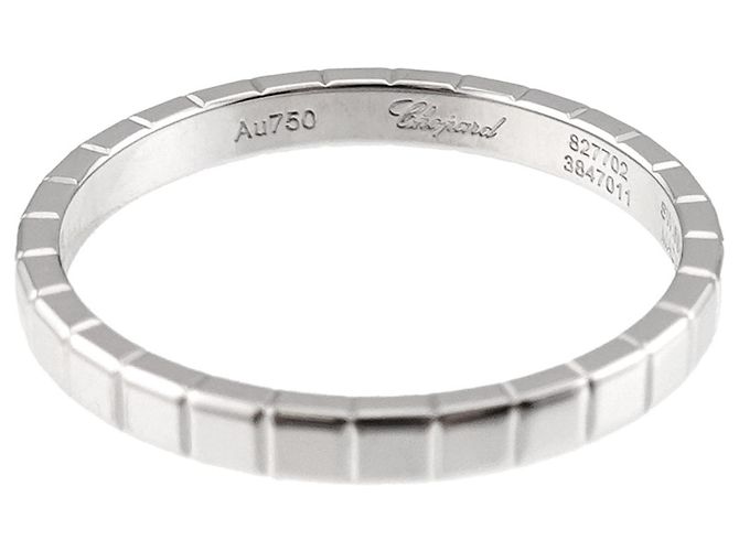Anel Chopard Ice Cube 1 Band em ouro branco 18K - vista 4