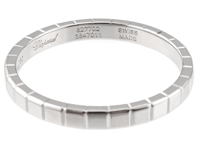 Anel Chopard Ice Cube 1 Band em ouro branco 18K - vista 5