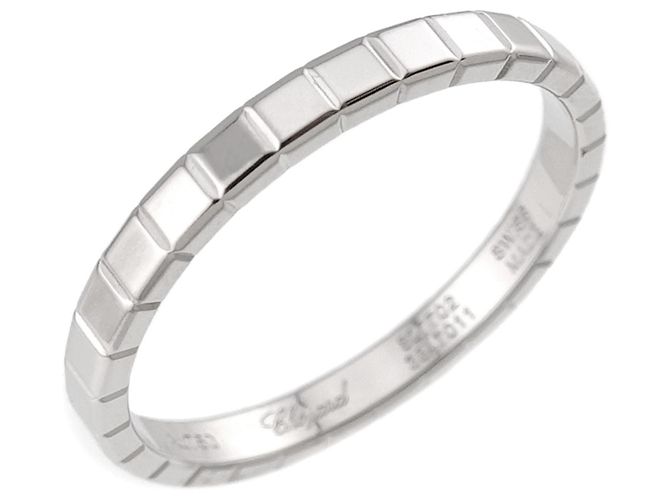 Anel Chopard Ice Cube 1 Band em ouro branco 18K - vista 6