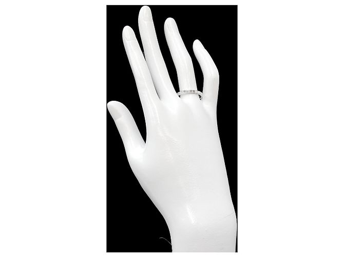 Anel Chopard Ice Cube 1 Band em ouro branco 18K - vista 8