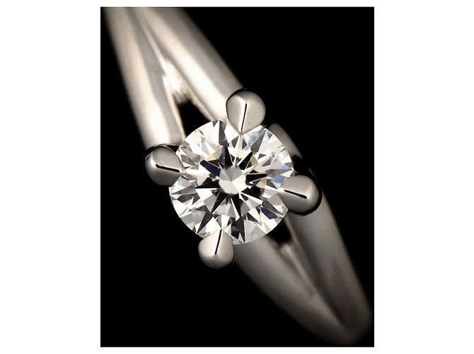 Chaumet Liens Solitär-Diamantring aus Platin - Ansicht 7